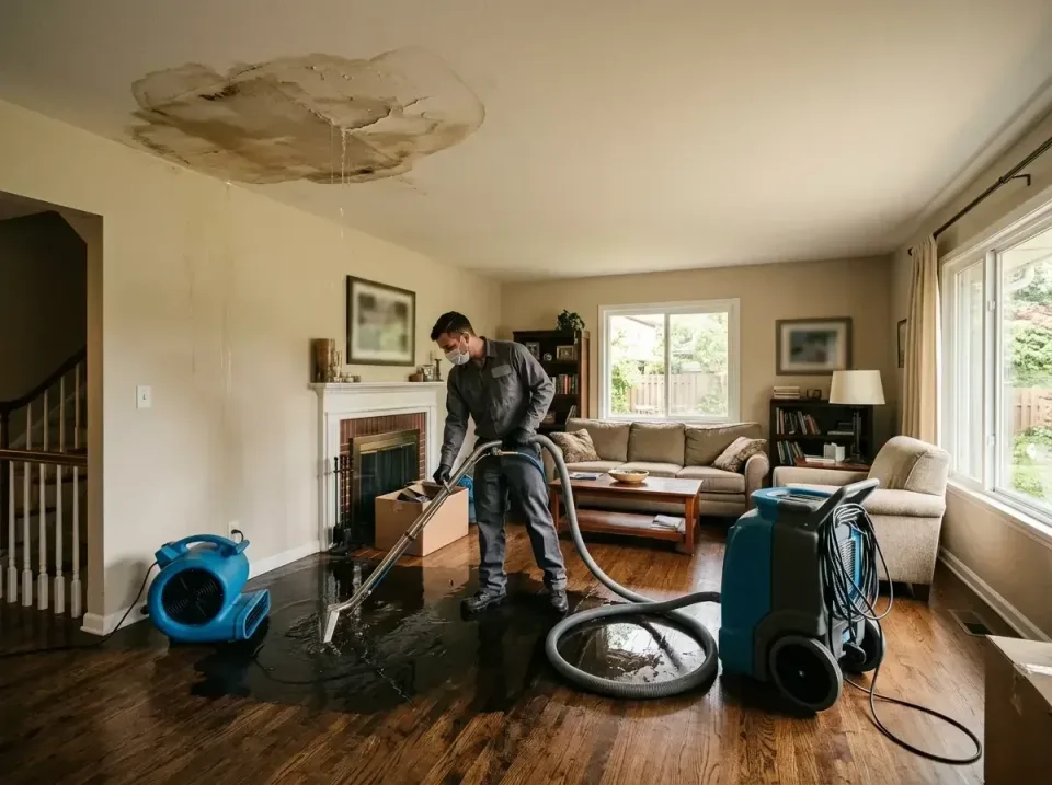 attic-pipe-burst-ceiling-drip-008 — frequently asked questions, Water Damage Restoration & Carpet Care in Fleming Island, FL